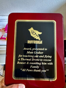Ruff Rough Award Plaque