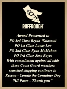 U.S. Coast Guard Houston-Galveston Ruff Rough Award